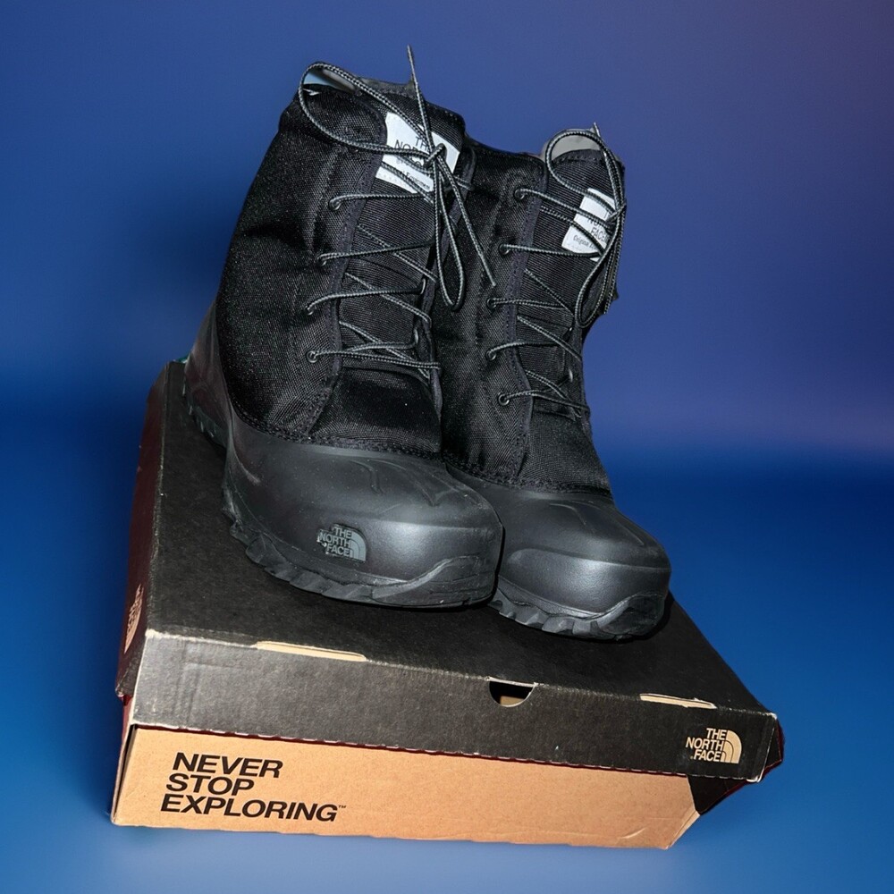 The North Face Tsumoru Boots Men's Size 11 Black Waterproof Winter Snow Boots